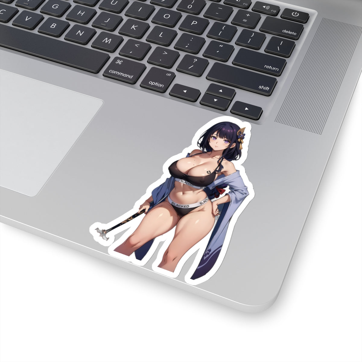 Sexy Anime Sticker | Raiden Shogun | Lewd Anime Sticker | Lewd Sticker | Sexy Waifu Sticker | Blacked | SAMSARA_AI