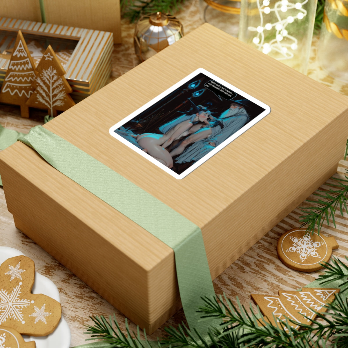 Horny Wizard Sticker | Nude Demon Blowjob | Hentai NSFW Sticker