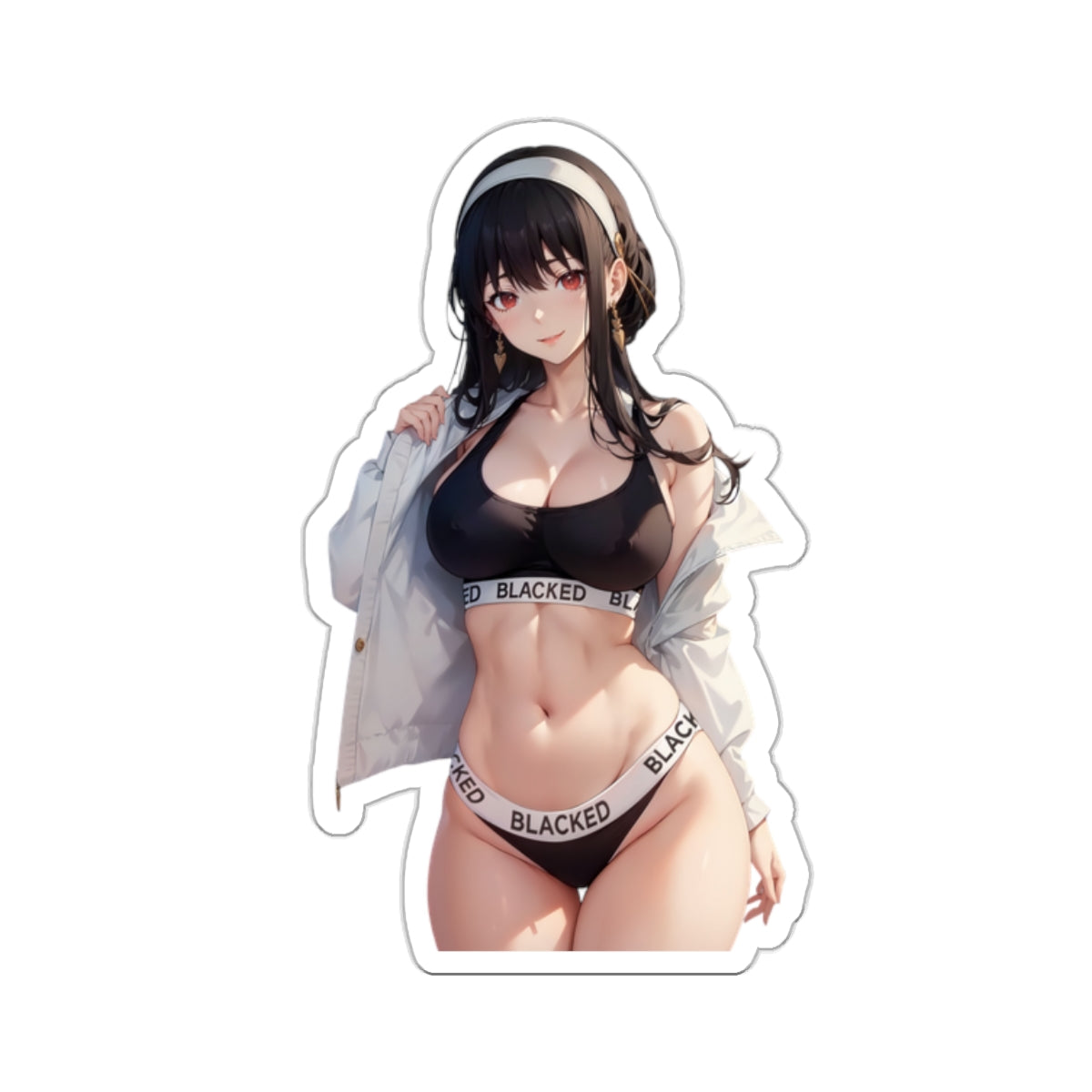 Sexy Anime Sticker | Yor  | Lewd Anime Sticker | Lewd Sticker | Sexy Waifu Sticker | Blacked | Yor Forger | SAMSARA_AI