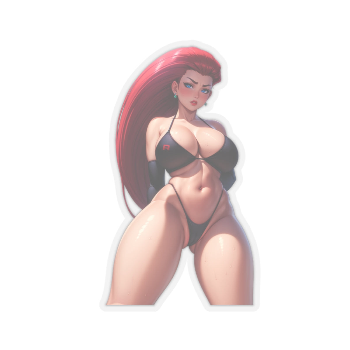 Sexy Anime Sticker | Jessie | Lewd Anime Sticker | Lewd Sticker | Sexy Waifu Sticker | Bikini