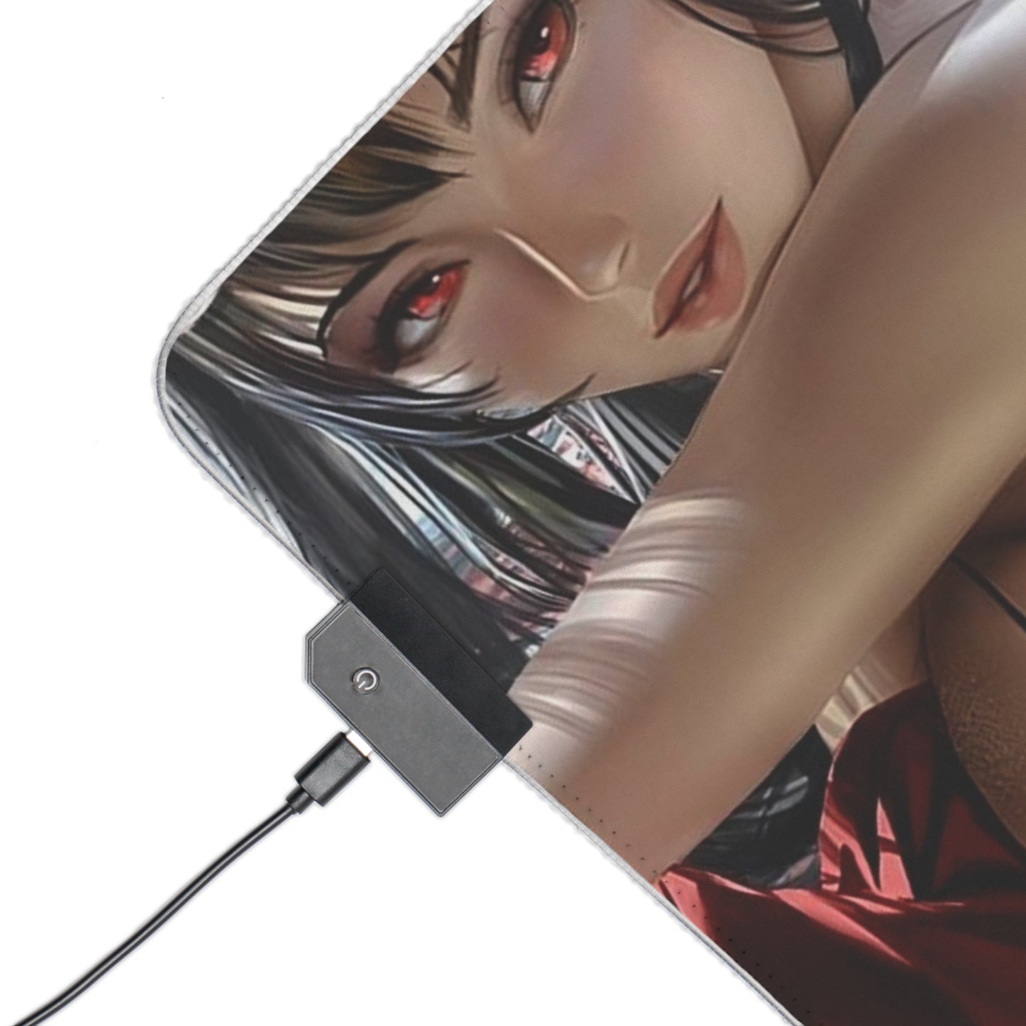 Lewd Anime Mousepad | Azur Lane Taihou | LED Gaming Mouse Pad | Sexy Anime Girl On Car | Lewd Gaming Setup