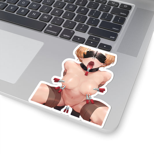 Waifu Sticker | Hentai Girls Sticker | BDSM Blindfolded