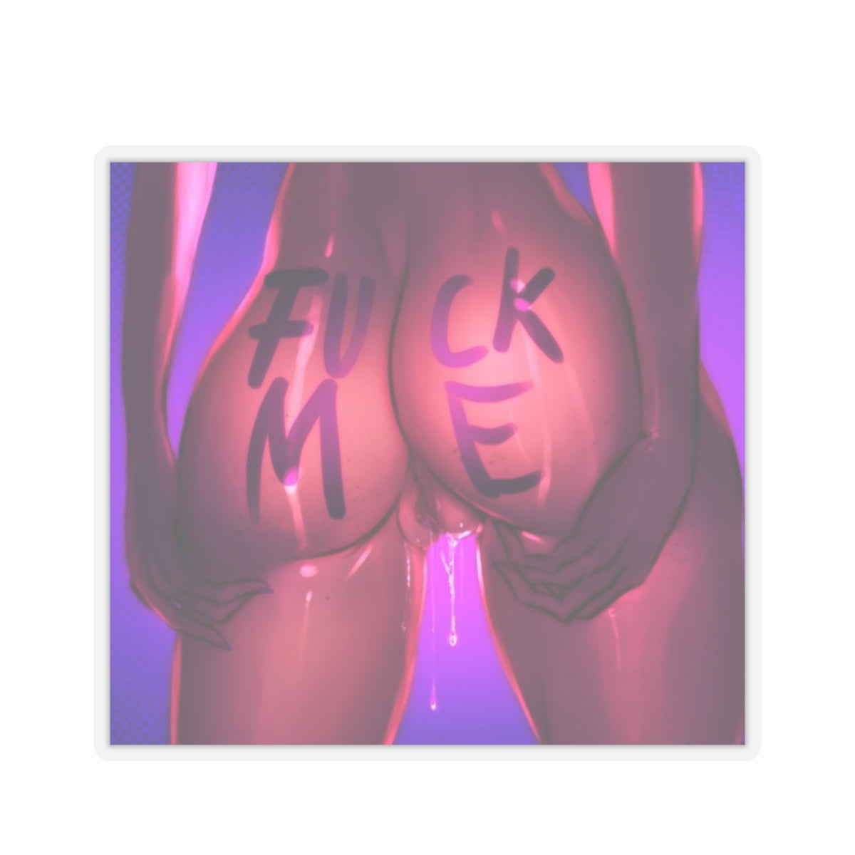 Sexy Anime Sticker | Fuck Me | Lewd Anime Sticker | Hentai Sticker