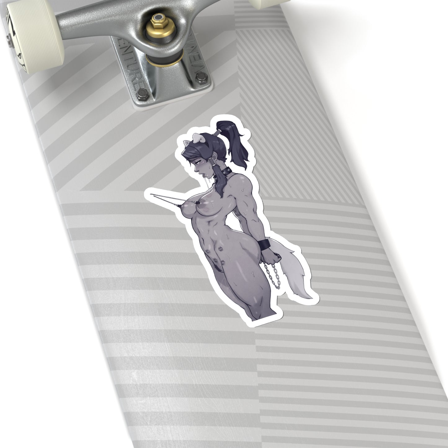 Lewd Korra Sticker | BDSM | Kiss-Cut Sticker | Naked Korra Sticker | Uncensored Anime | Avatar | Emo | Goth | Bondage | Chains | Waifu | Otaku | Ahegao | Sexy Anime Sticker | Lewd Anime Sticker