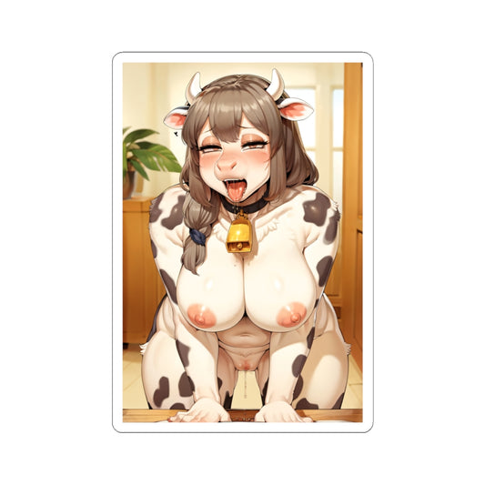 Hucow Hentai Sticker | Milking | Hentai NSFW Sticker | Human Cow Furry