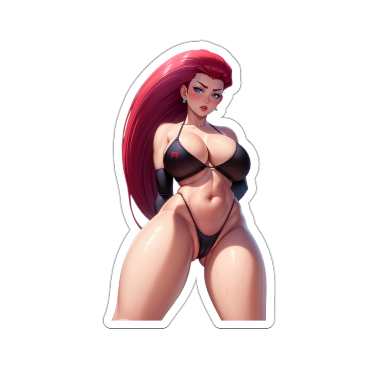 Sexy Anime Sticker | Jessie | Lewd Anime Sticker | Lewd Sticker | Sexy Waifu Sticker | Bikini