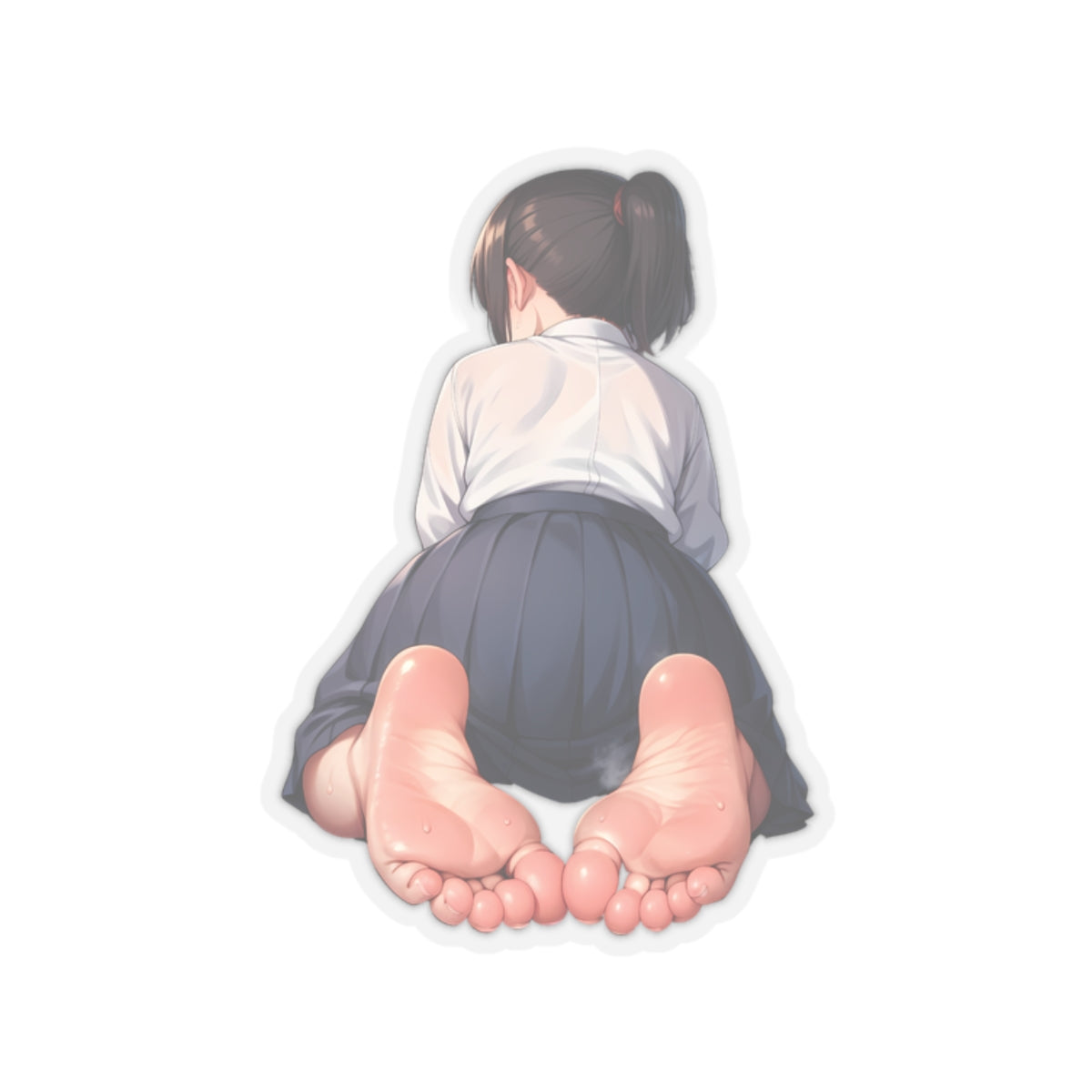 Waifu Sticker | Hentai Girls Sticker | Feet | Foot Fetish