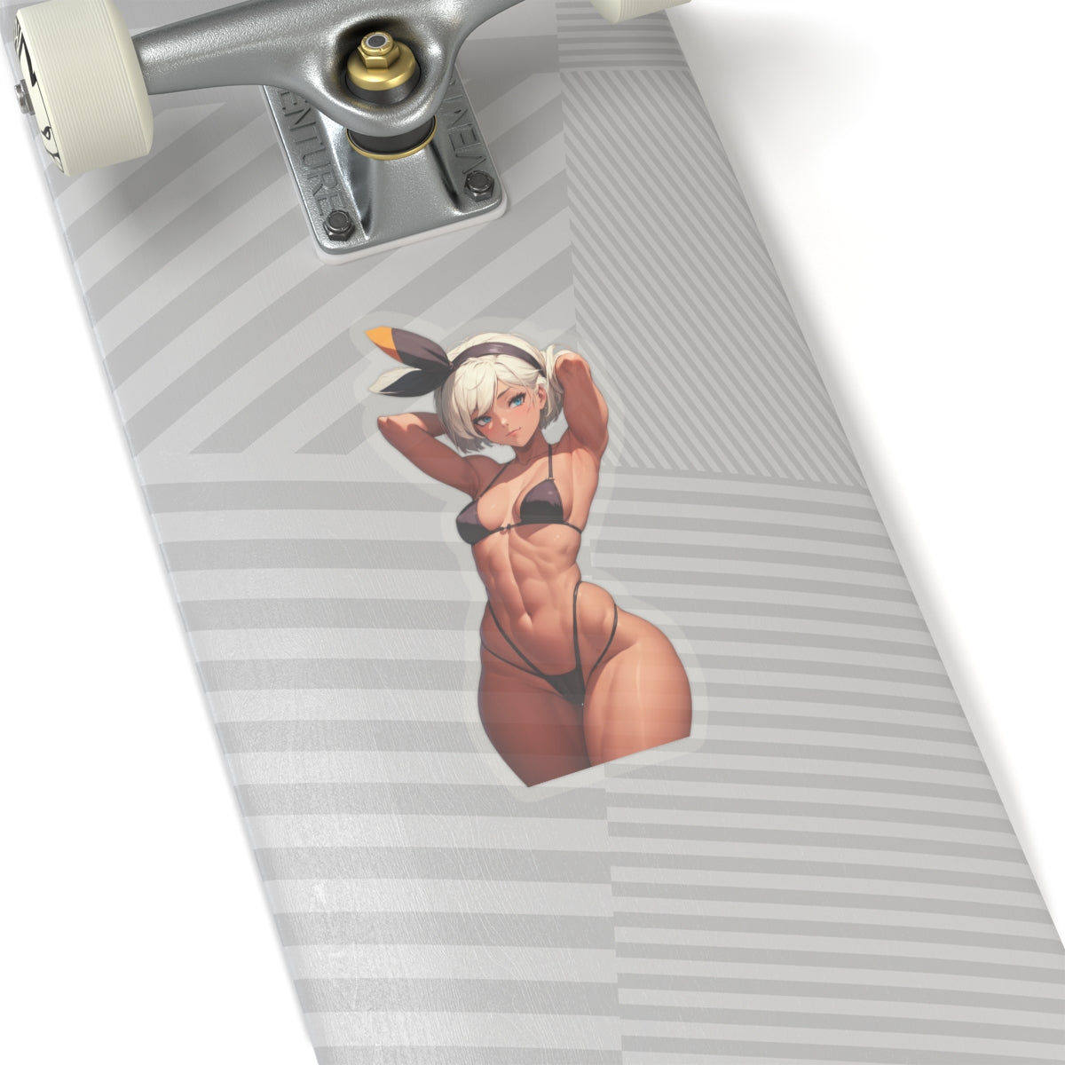 Sexy Waifu Sticker | Bea | Muscle Mommy | Sexy Anime Sticker | Lewd Anime Sticker | Otaku | Waifu | Waifu Sticker | Sexy Ebony | Bikini