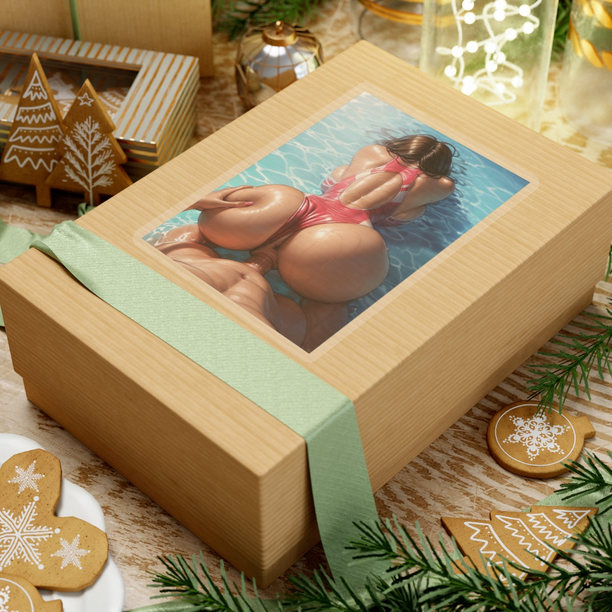 Sexy Sticker | Doggystyle | Ass | Anal | Bathing Suit