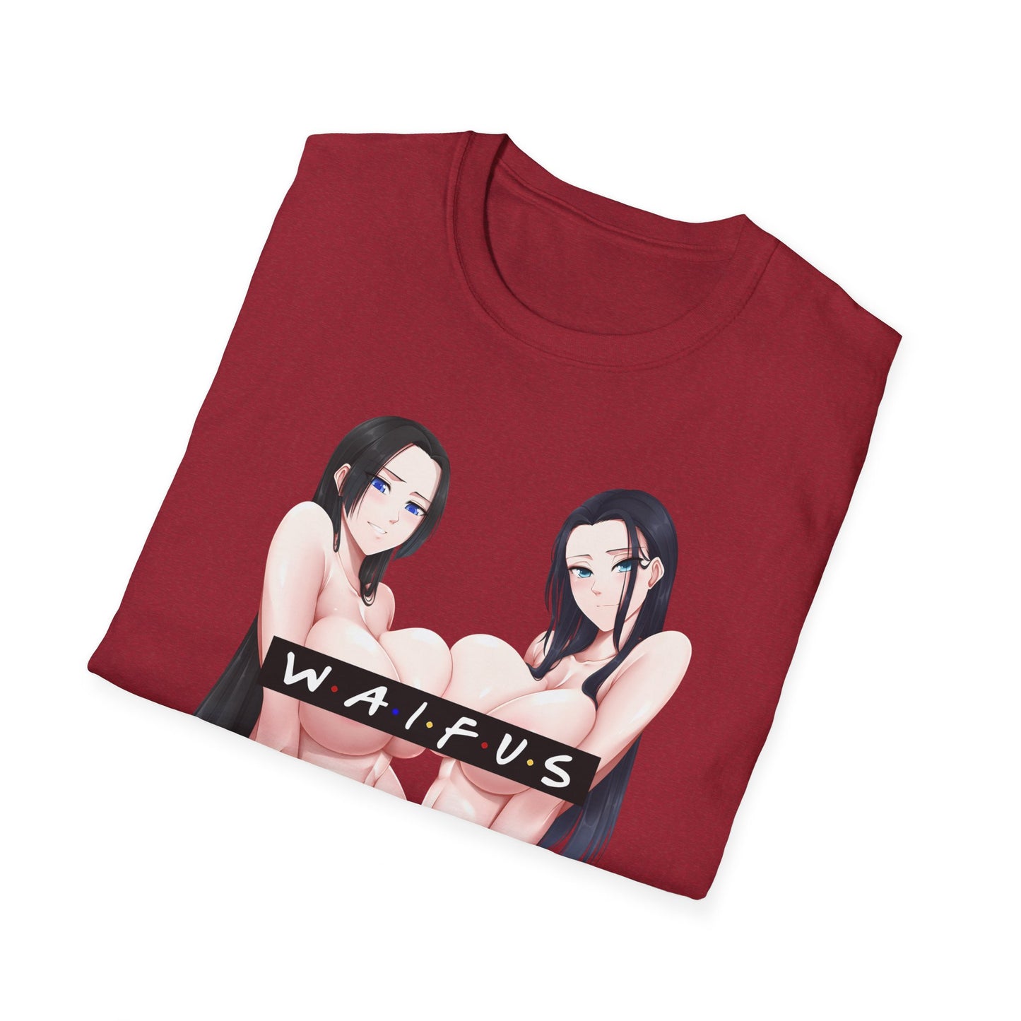 WAIFUS Tshirt | Sexy Anime Zwillinge | Ecchi | NSFW | Lewd Anime Tee | Ahegao | Otaku | Waifu