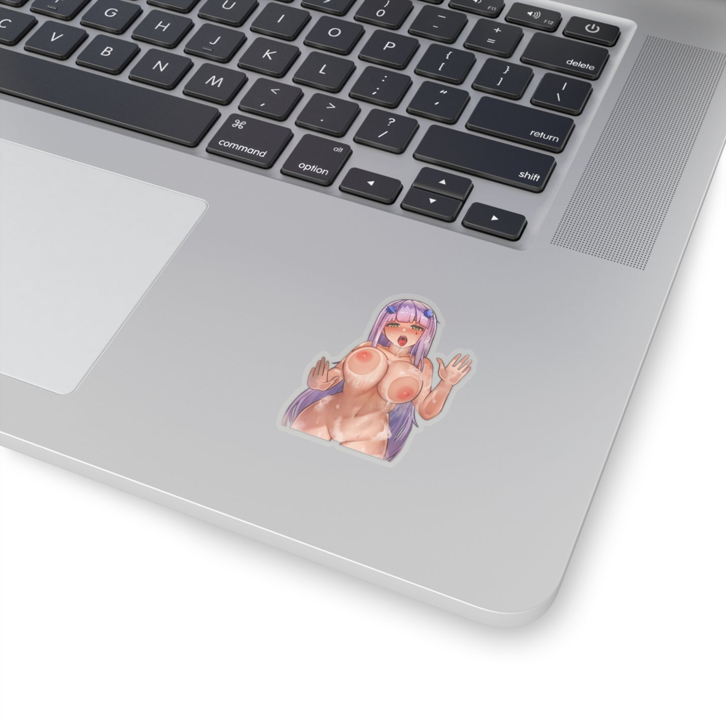 Lewd Girl Pressed Against Glass Sticker | Tits | Boobs | Nipple | Kiss-Cut Sticker | Naked Anime Girl Sticker | Uncensored Anime | Lewd | Ecchi | Waifu | Otaku | Erotic