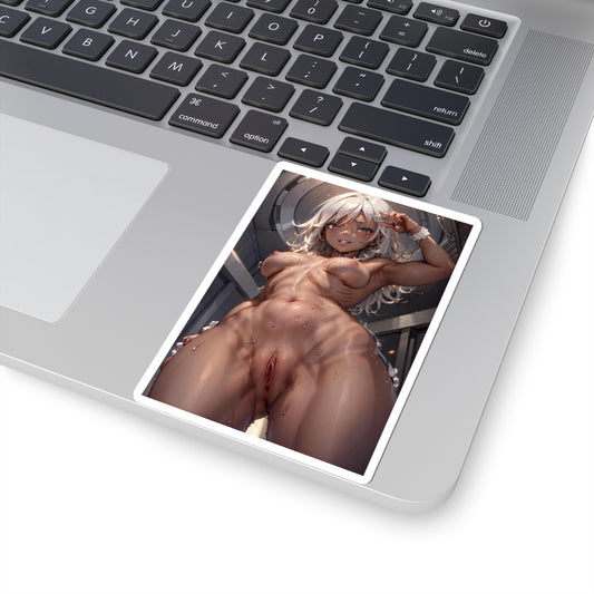 Waifu Sticker | Hentai Girls Sticker | Ebony Brown Skin Pussy