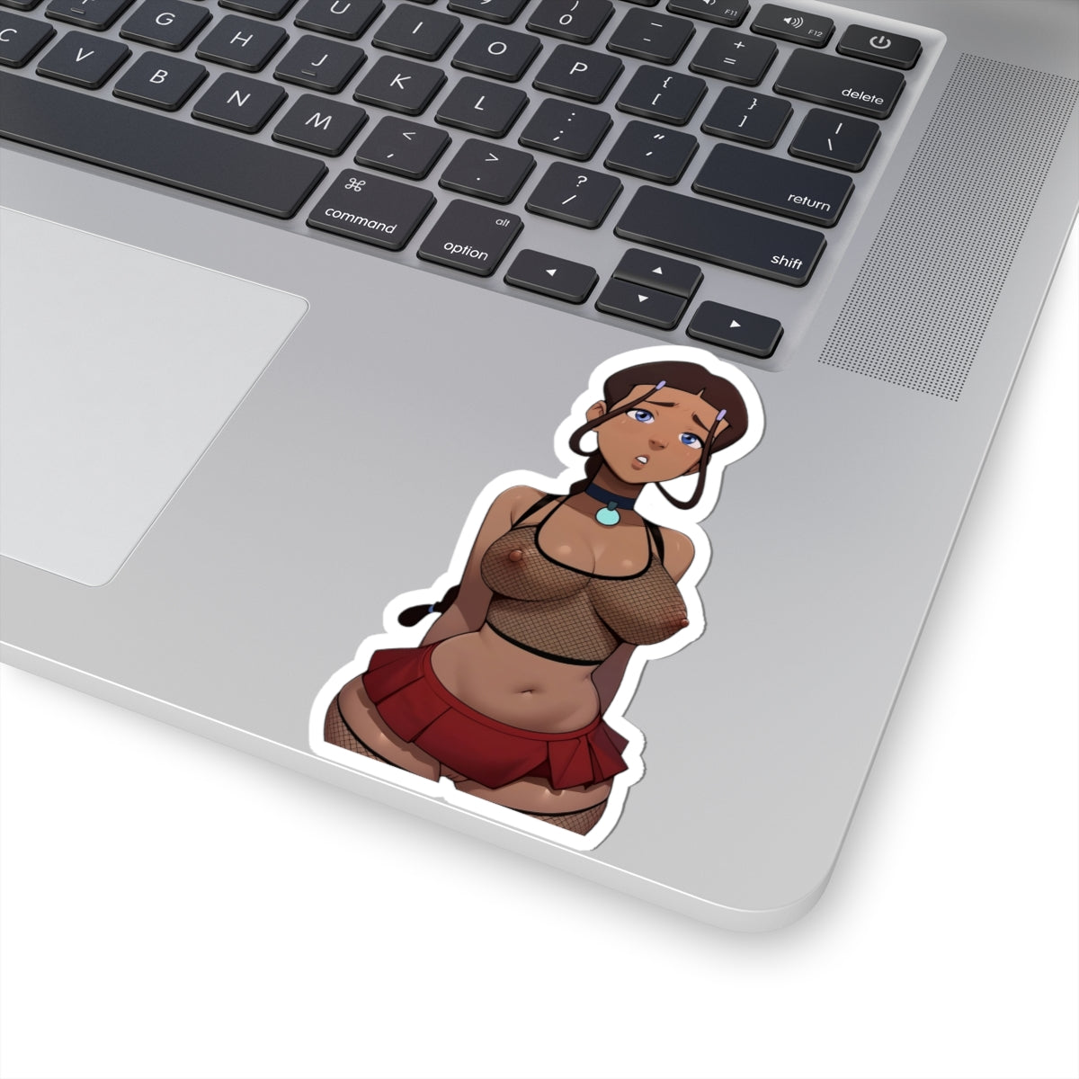 Waifu Sticker | Hentai Girls Sticker | Ebony | Brown Skin