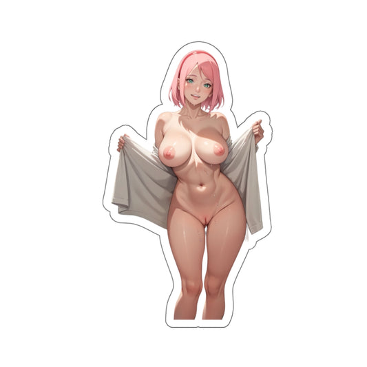 Sexy Anime Sticker | Sakura | Lewd Anime Sticker | Lewd Sticker | Sexy Waifu Sticker | Towel | SAMSARA_AI