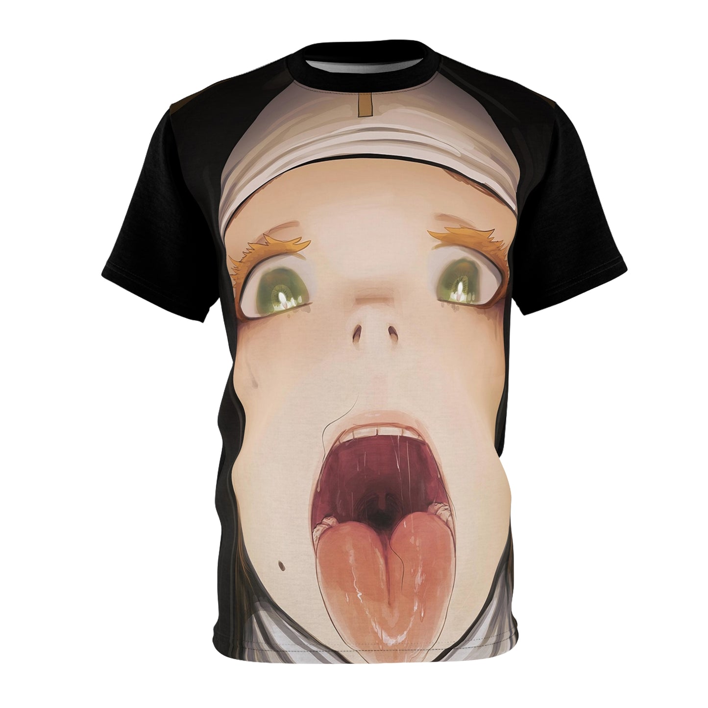 Feed Me (AOP) | Kinky Nun | NSFW | Hentai T-Shirt