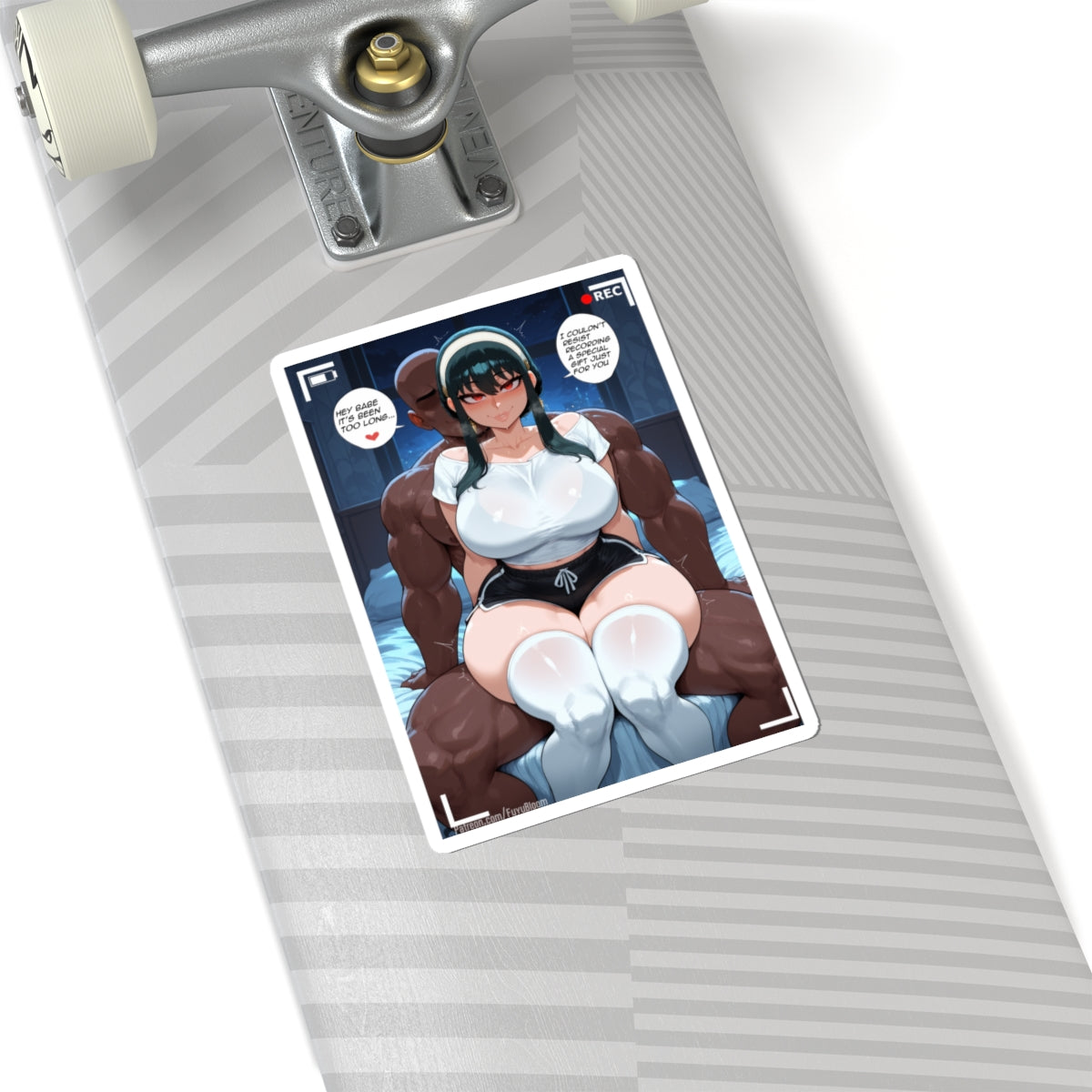 Lewd Recording Session Sticker | NTR Blacked | Hentai NSFW Sticker