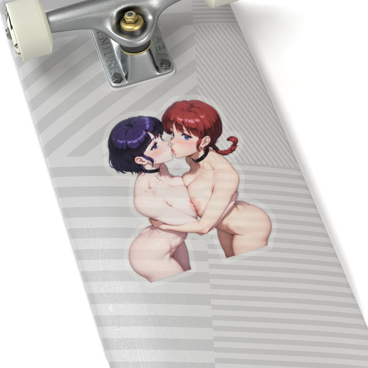 Waifu Sticker | Hentai Girls Sticker | Yuri | Hentai | Kissing