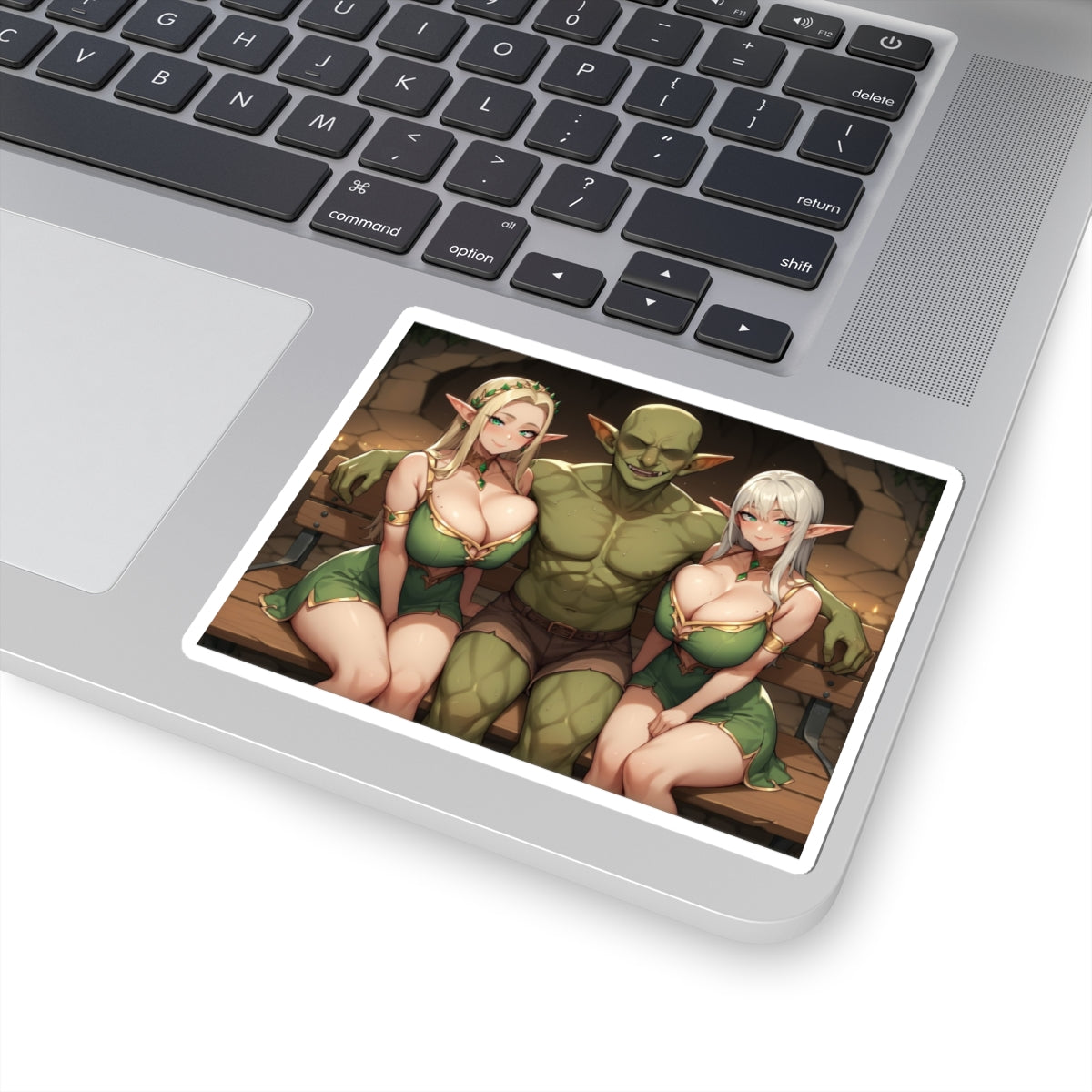 Elfs & GOblin Sticker | Hentai NSFW Sticker | Oppai | 3some