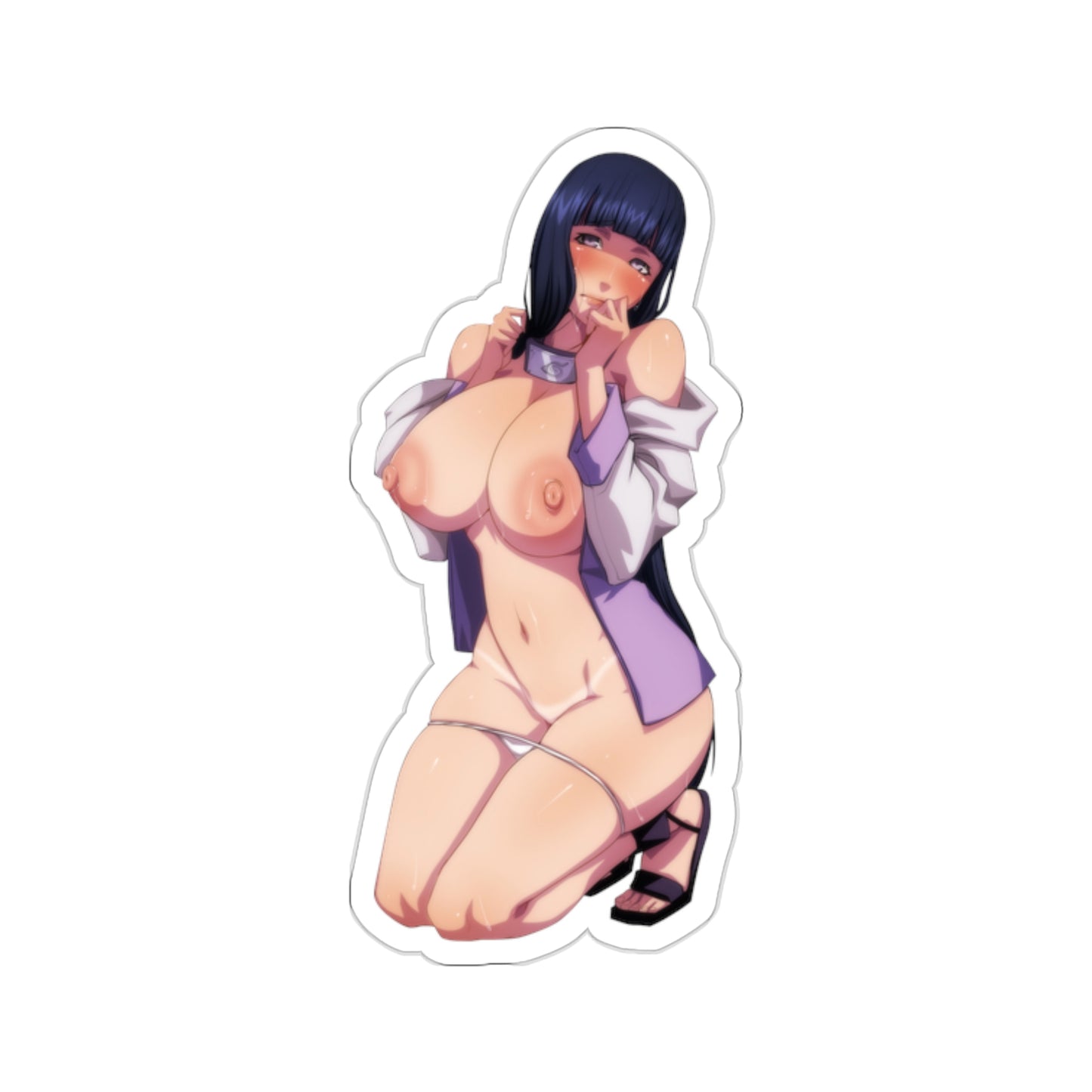 Sexy Anime Sticker | Lewd Anime Sticker | Hinata | Lewd Sticker | Sexy Waifu Sticker