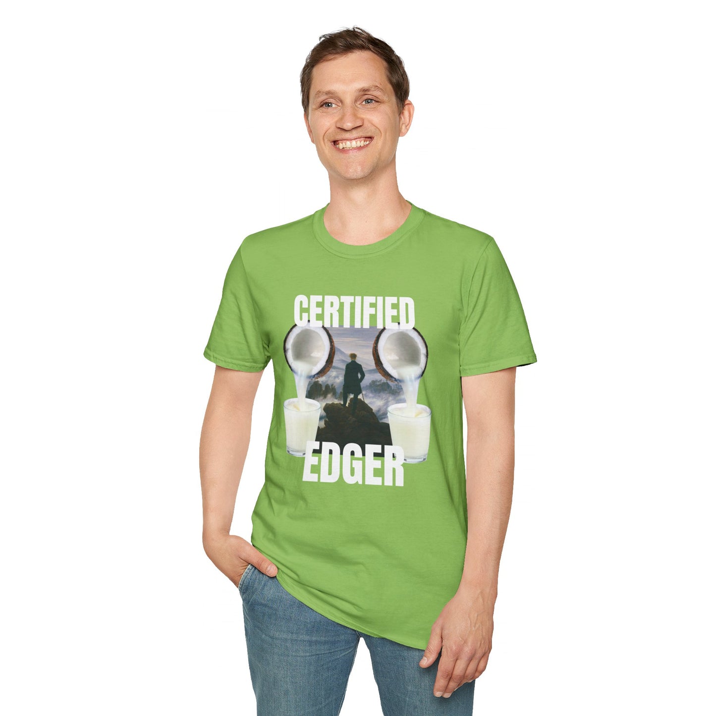 Certified Edger T-Shirt, Funny  T-Shirt, No Nut November