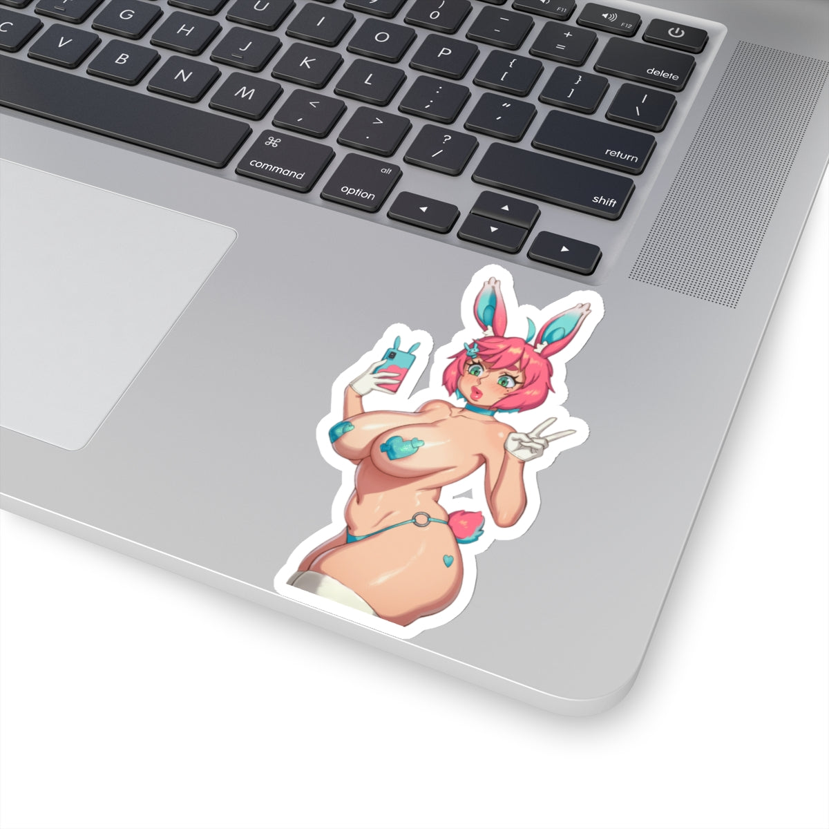 Lewd Anime Sticker | Sexy Bunny | Waifu Sticker | Sexy Anime Sticker | Lewd Anime Sticker | Otaku | Waifu | Tits | Bunny Costume | Furry