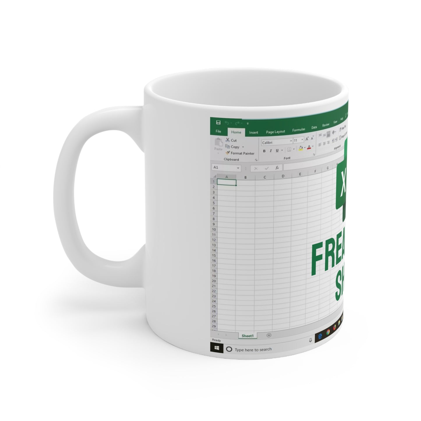 Freak In The Sheet Mug | Funny Excel Mug | Accounting Mug | Excel Meme Mug | Funny Mug For Boss | Employee Gift | Gift for Accounting