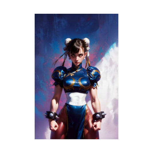 Fighter Girl | Sexy Waifu Poster | Ecchi
