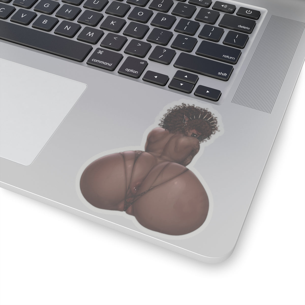 Thicc Ass Sticker | Ebony | Black Girl | Bubble Butt |  Big Booty | Sexy Anime Sticker | Lewd Sticker | Lewd Anime Sticker | Sexy Waifu Sticker