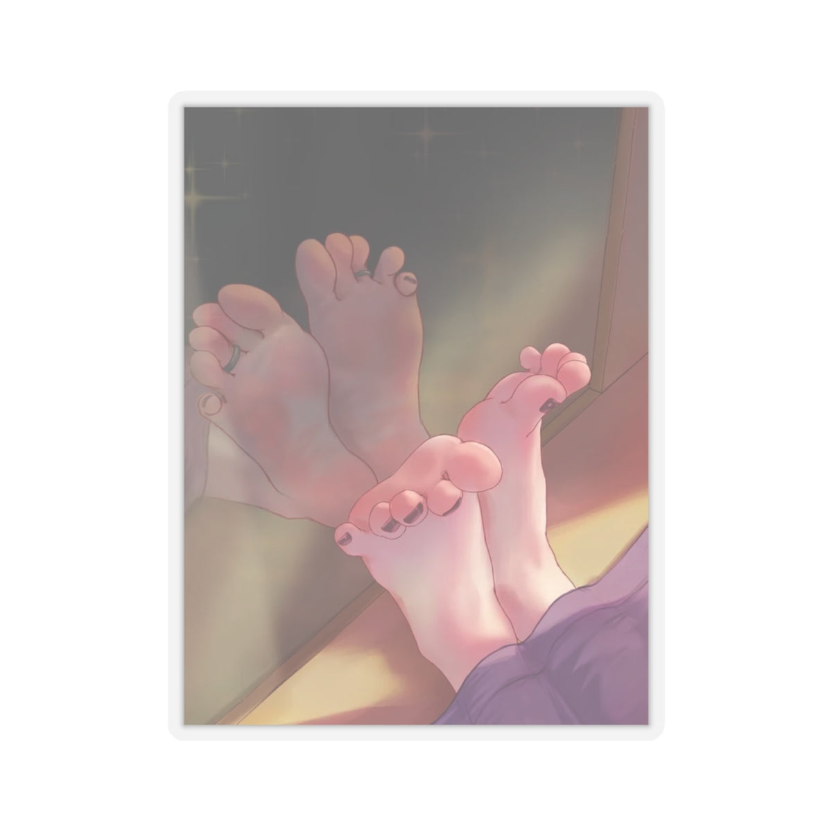 Sexy Feet Sticker | Foot Fetish | Lewd Sticker | Lewd Anime Sticker | Hentai Sticker | Feet | Feet Fetish