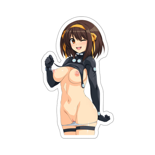 Sexy Anime Sticker | Lewd Anime Sticker | Lewd Sticker | Sexy Waifu Sticker | Suzumiya Haruhi no Yuuutsu | Suzumiya Haruhi