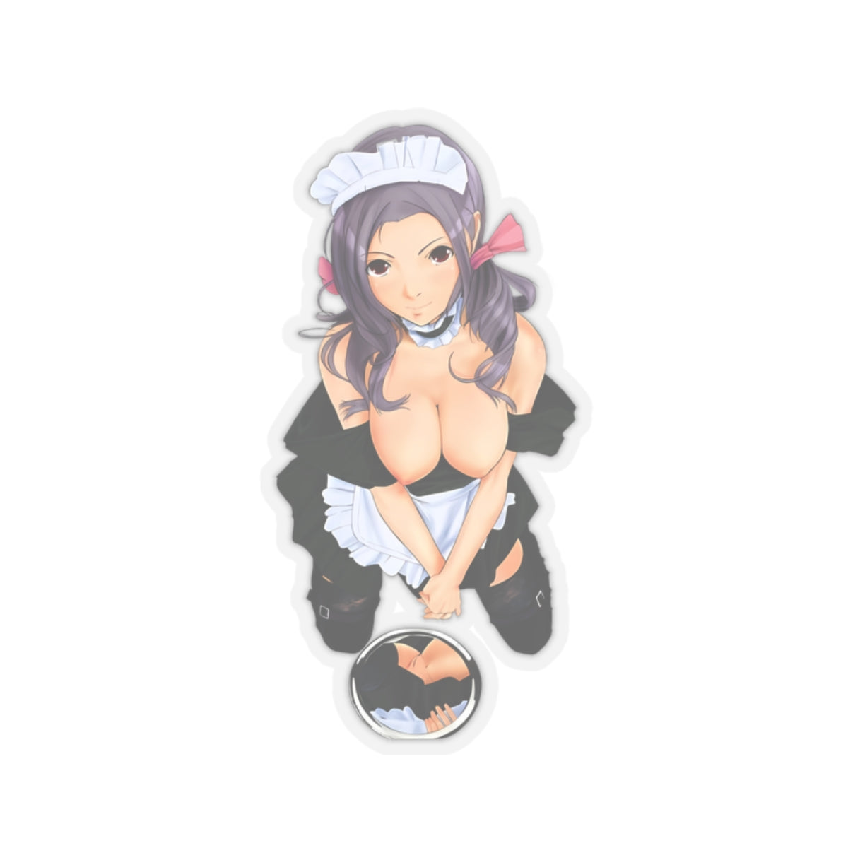 Waifu Sticker | Hentai Girls Sticker | Maid Mirror