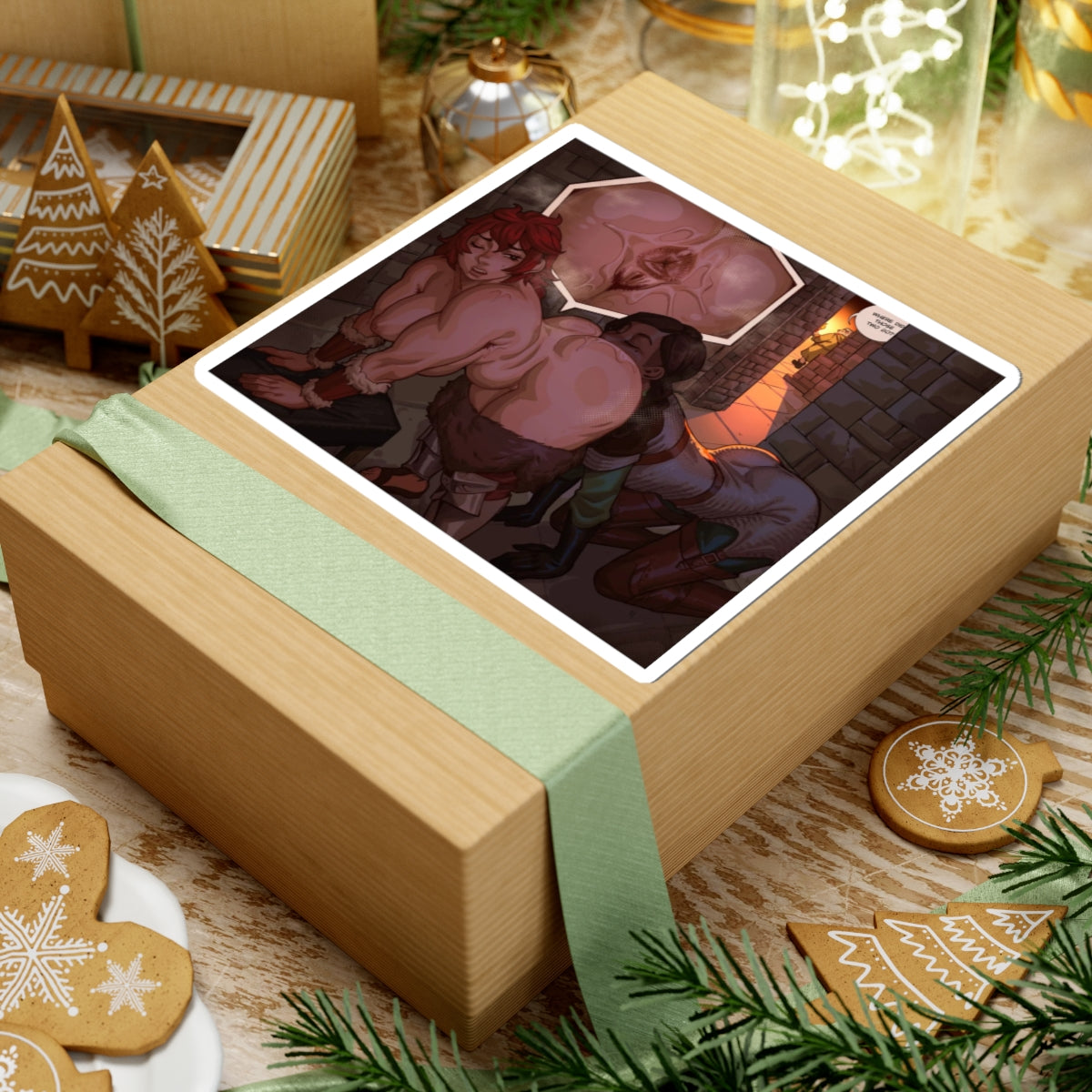 Hentai Sticker | Yuri | Hentai NSFW Sticker | Lesbian Pussy Eating