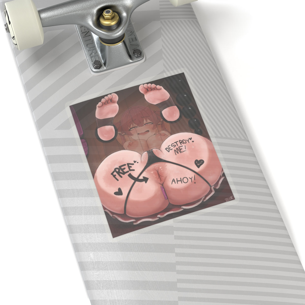 Lewd Hentai Sticker | BDSM | Lewd Anime Sticker | Hentai Sticker | Bondage | Houshou Marine | Anal | Anus | Feet