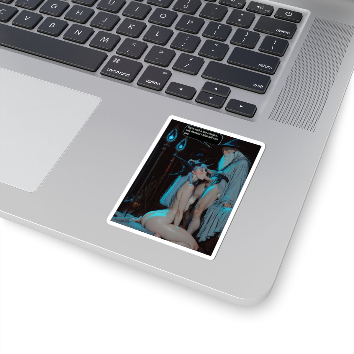 Horny Wizard Sticker | Nude Demon Blowjob | Hentai NSFW Sticker