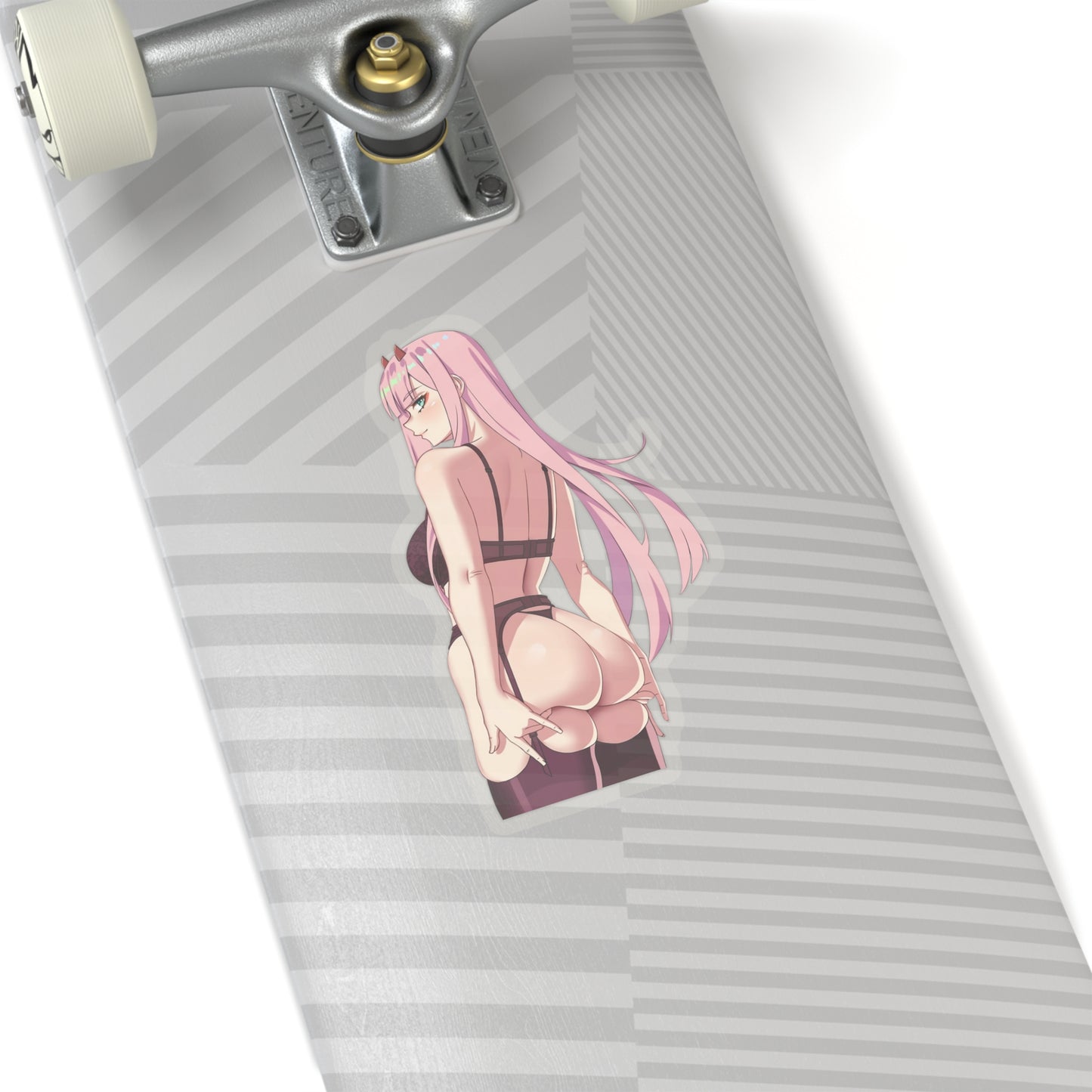 Lewd Anime Girl Sticker | Kiss-Cut Sticker | Zero Two | Ass Lift | Anime Ass | Butt | Zero 2 |