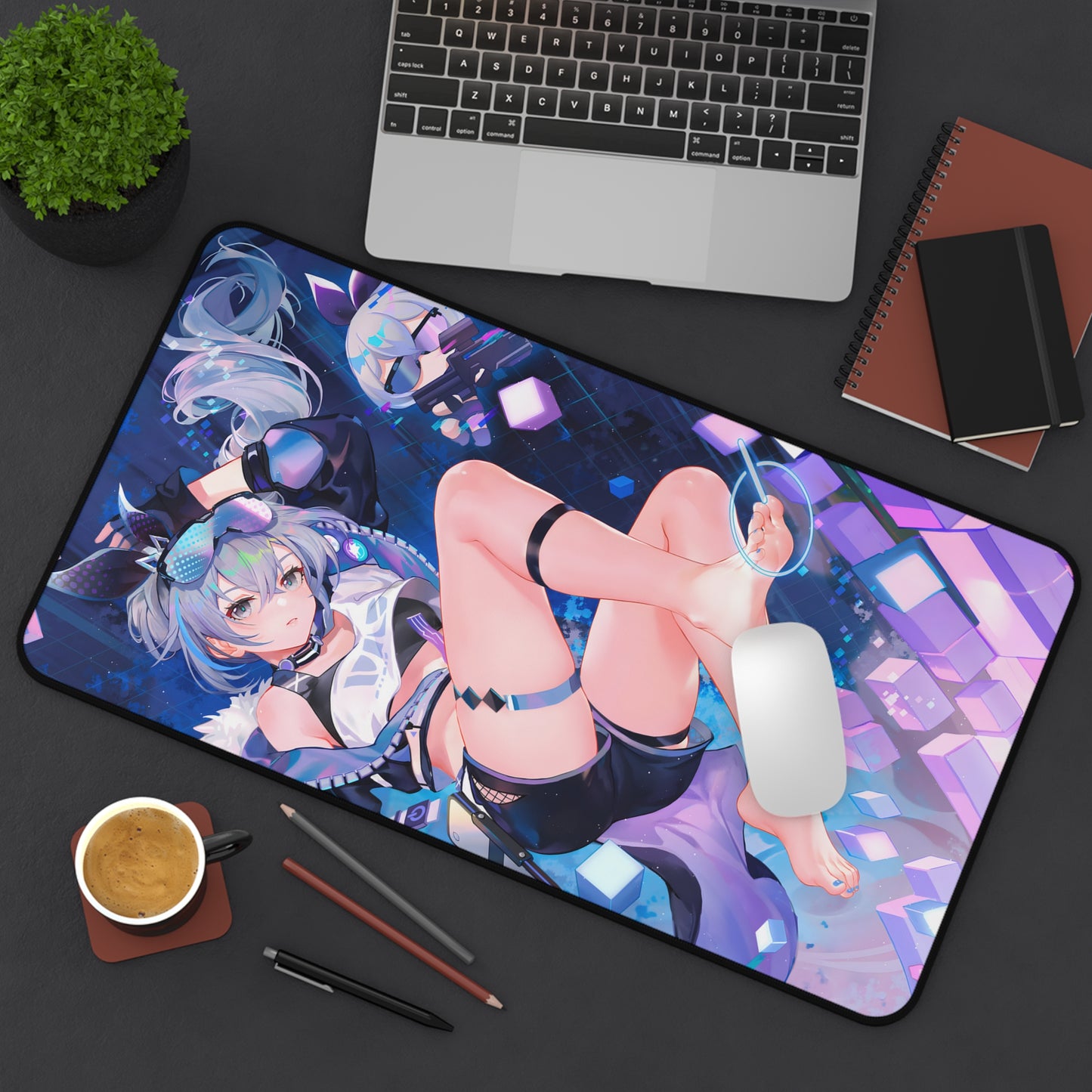 Anime Honkai Star Rail Mousepad | Silver Wolf Mousepad | Honkai | Gaming Mousepad | Feet | Foot