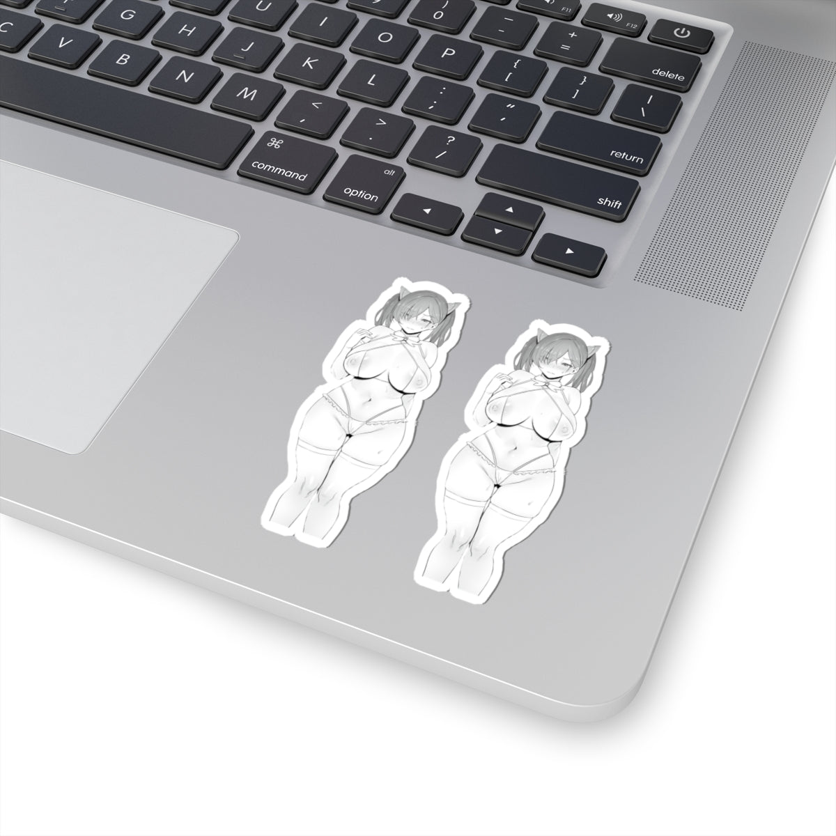 2 for 1 | Hentai Stickers | Monochrom | Black and White