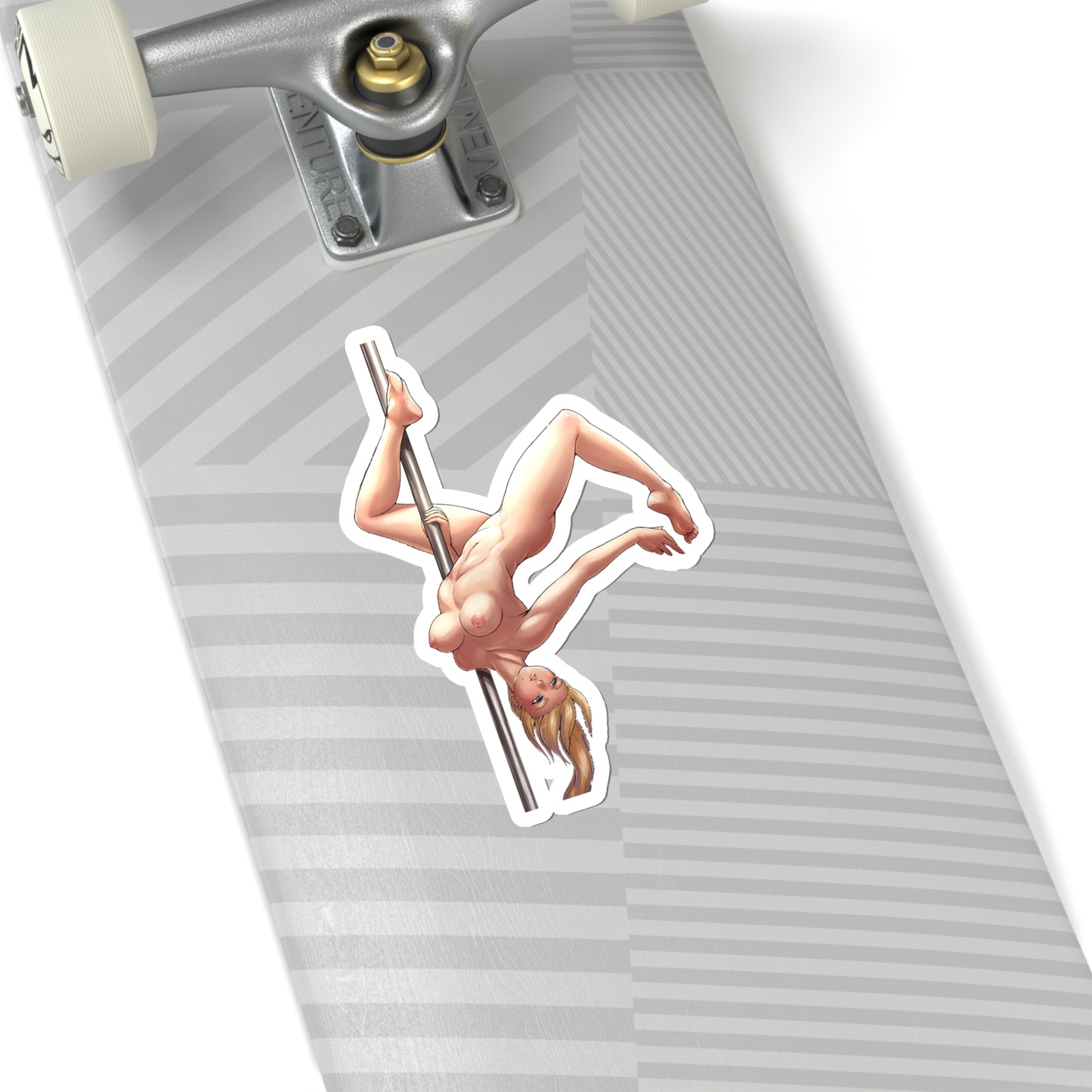 Lewd samus aran Sticker | Stripper | Nude | Sexy Anime Sticker | Lewd Anime Sticker | Otaku | Waifu | Pole Dancing | Funny Anime Sticker | Blond | Naked Anime Girl