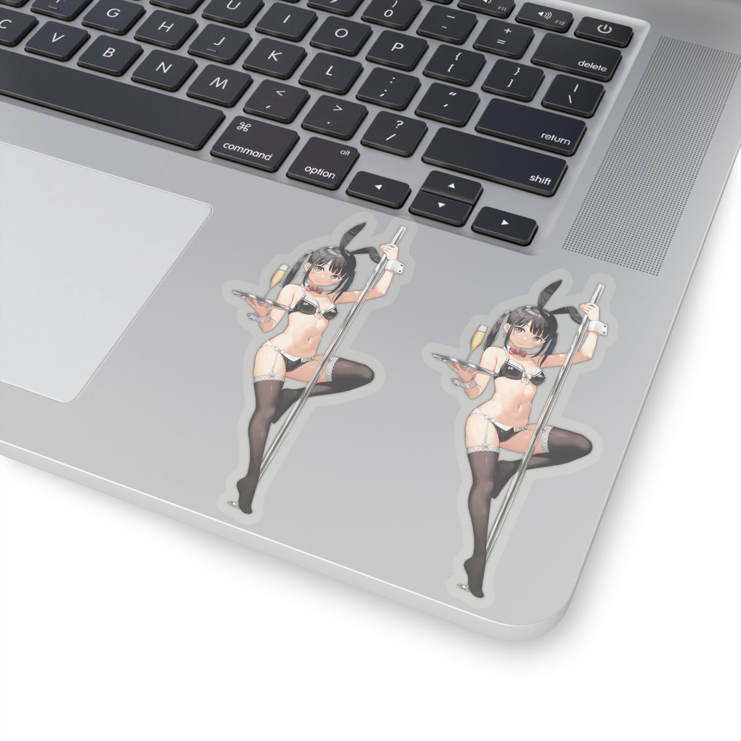 Lewd Maid Sticker | 2 Stickers For The Price Of 1 | Stripper | Bunny Ears | Sexy Anime Sticker | Lewd Anime Sticker | Otaku | Waifu | Pole Dancing | Funny Anime Sticker