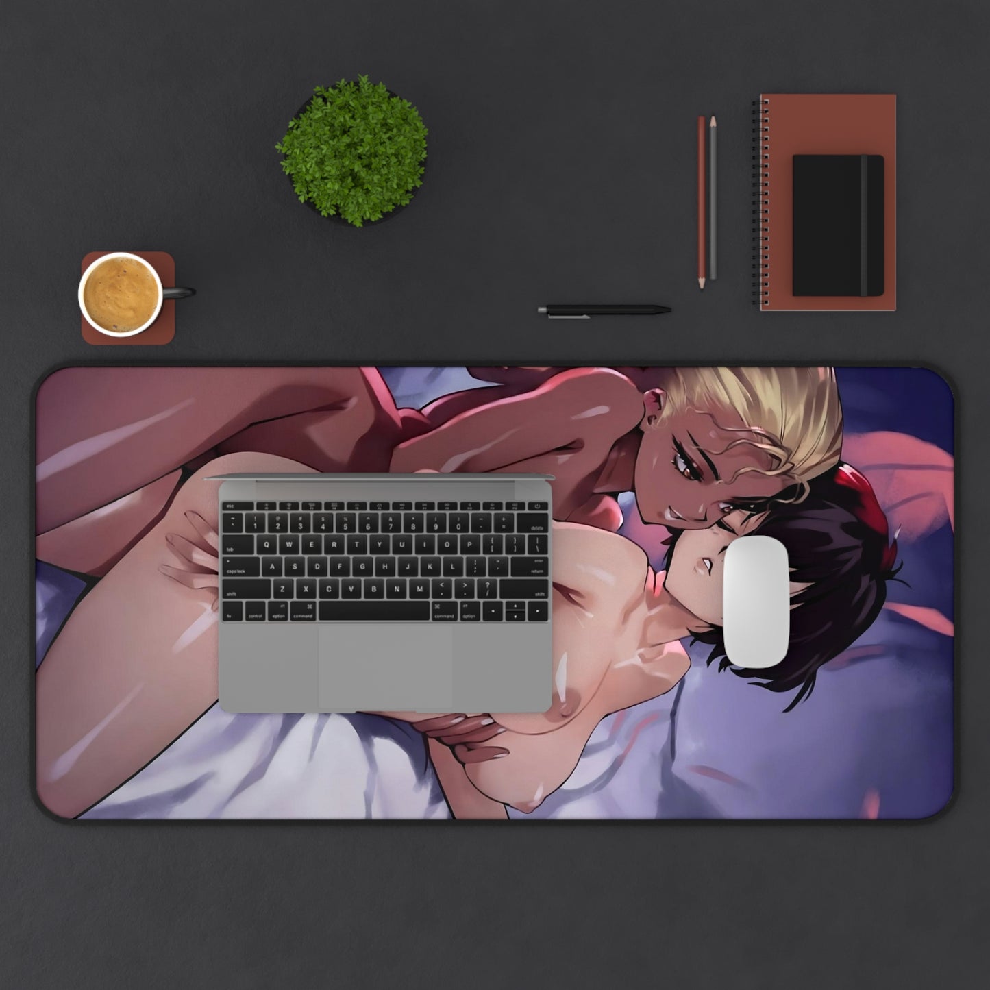 Lewd Mouse Pad | Yuri | Lesbian | Naked Girls Kissing | NSFW | Uncensored Mouse Pad | Ecchi | Waifu | Ahegao | Otaku | Beautiful