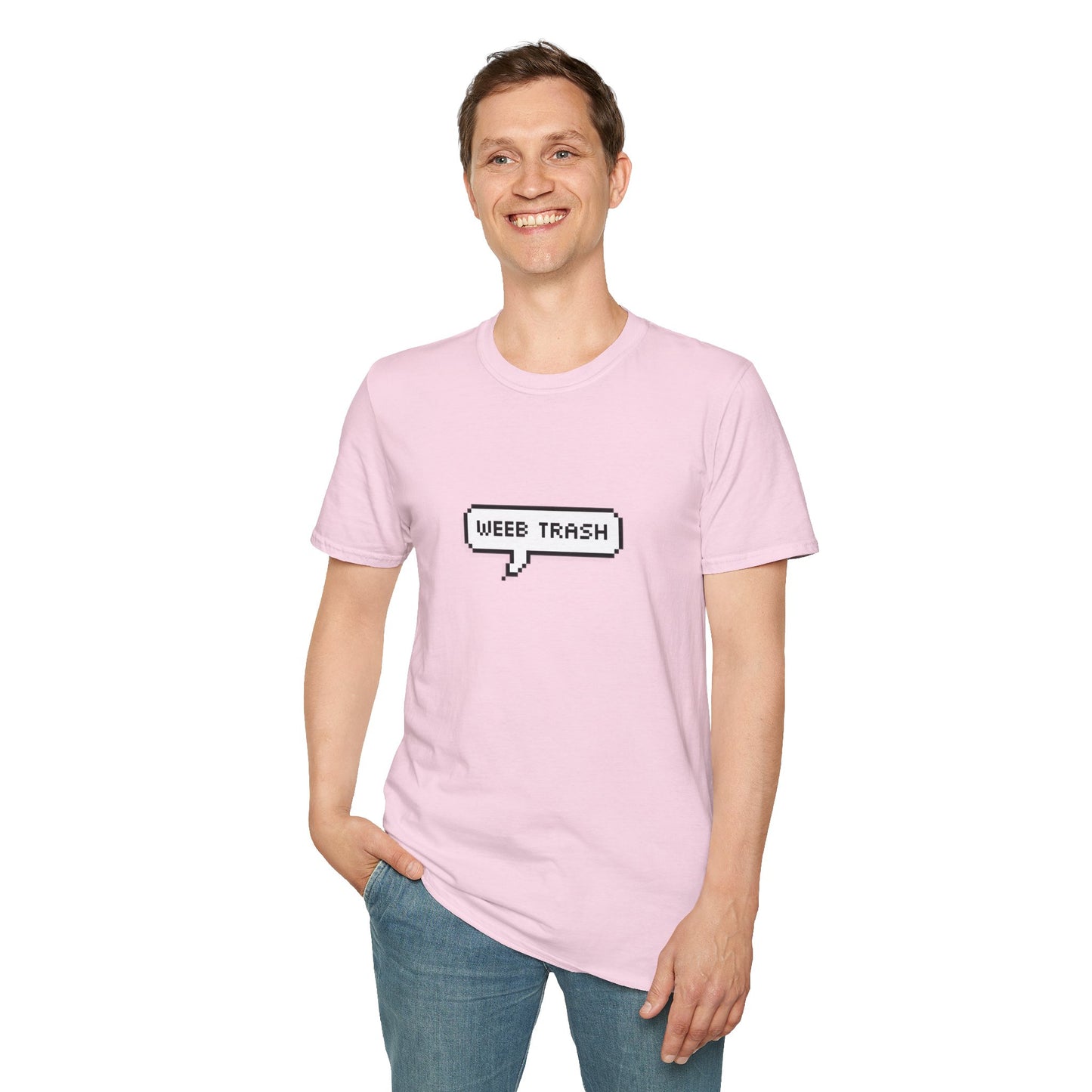 Weeb Trash T-Shirt, Funny Anime T-Shirt, Anime Merch, Ironic, Weeb