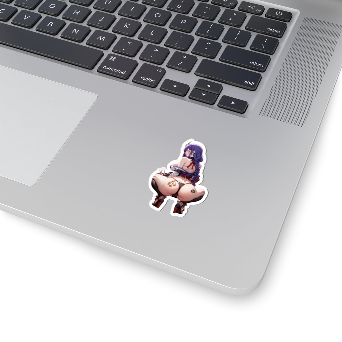 Sexy Anime Sticker | Raiden Shogun | Lewd Anime Sticker | Lewd Sticker | Sexy Waifu Sticker | Heels | Black Spade | Blacked | SAMSARA_AI