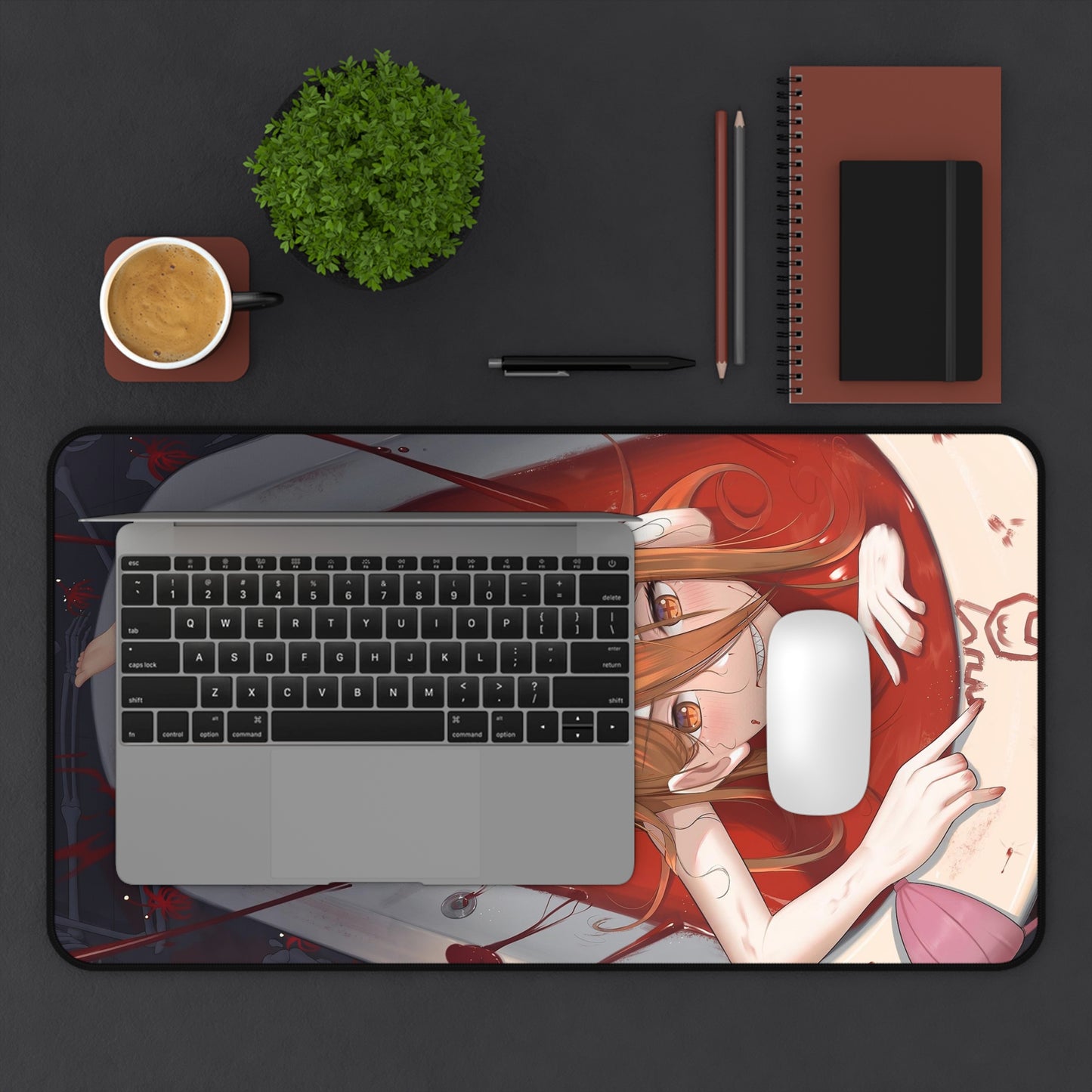 Chainsaw Man Power Mousepad | Power Mousepad | Chainsaw Man XXL Gaming Mousepad | Power Bathing In Blood | Chainsaw Man Merchandise | Gore | Bathtub