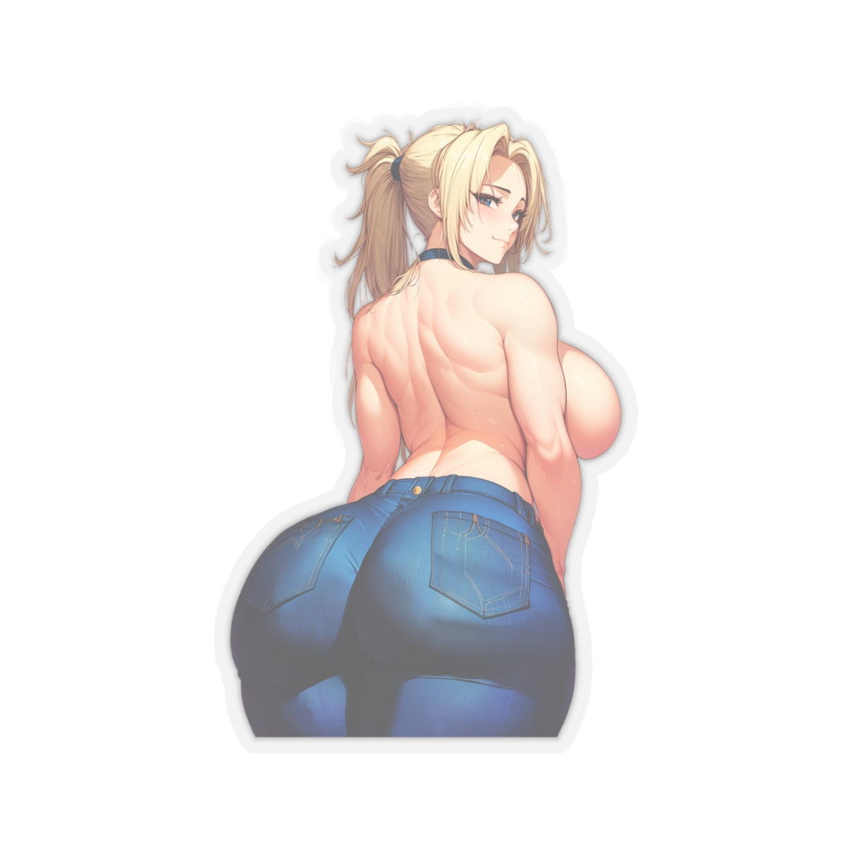 Sexy Waifu Sticker | Sexy Mommy | Big Booty | Fat Ass | Sexy Anime Sticker | Lewd Anime Sticker | Otaku | Waifu