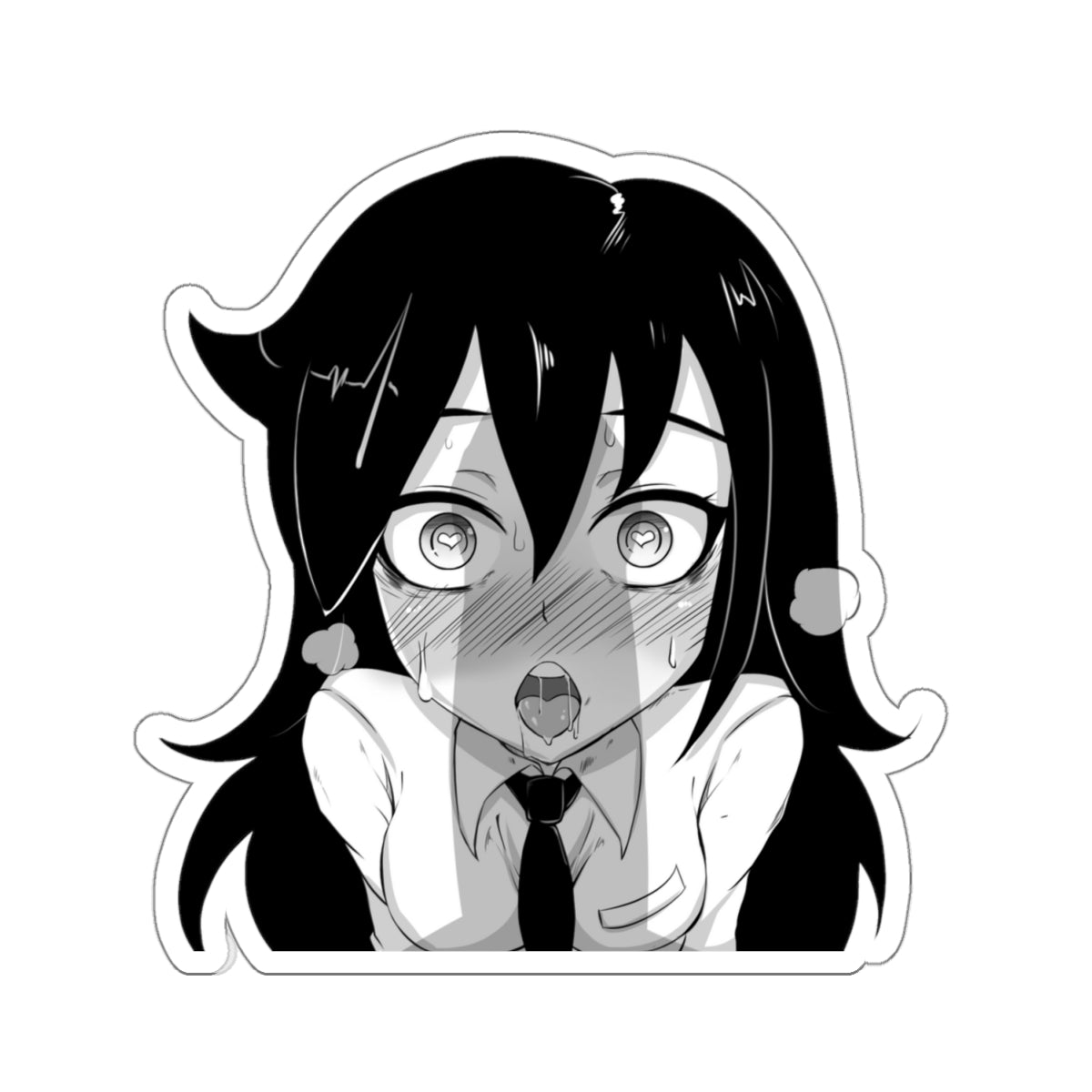 Funny Anime Sticker |Blowjob | Lewd Sticker | Funny Sticker | Shadow | Heart