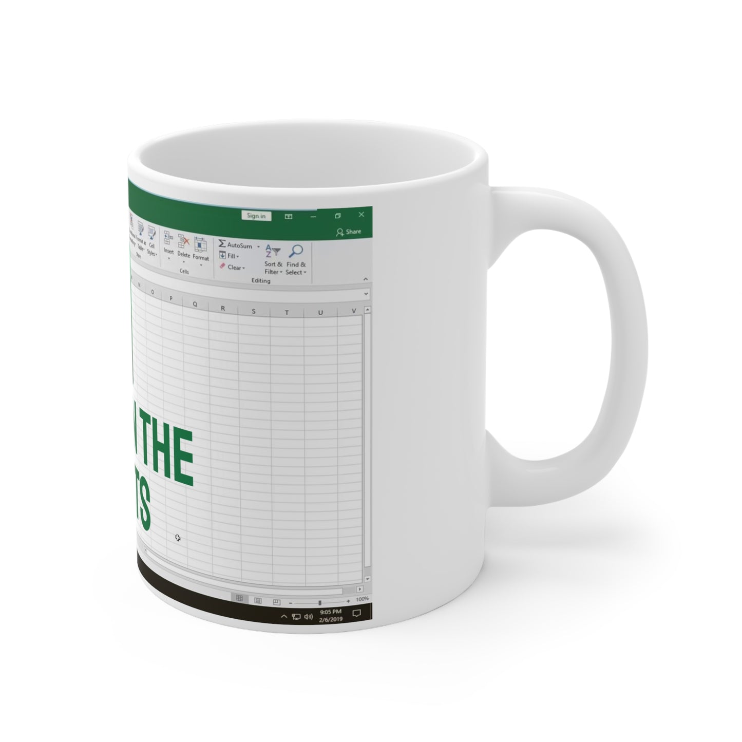 Freak In The Sheet Mug | Funny Excel Mug | Accounting Mug | Excel Meme Mug | Funny Mug For Boss | Employee Gift | Gift for Accounting