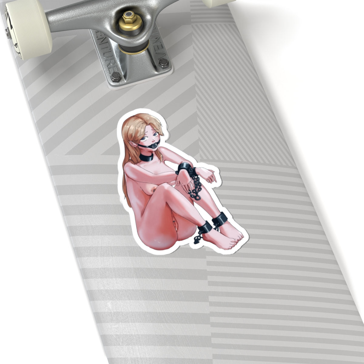 Waifu Sticker | Hentai Girls Sticker | BDSM Chains Gagged