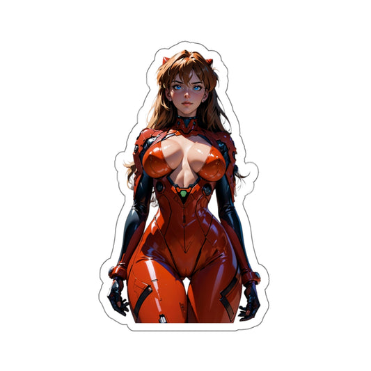 Sexy Asuka Sticker | Sexy Anime Sticker | Lewd Sticker | Lewd Anime Sticker | SexySticker | Retro Anime