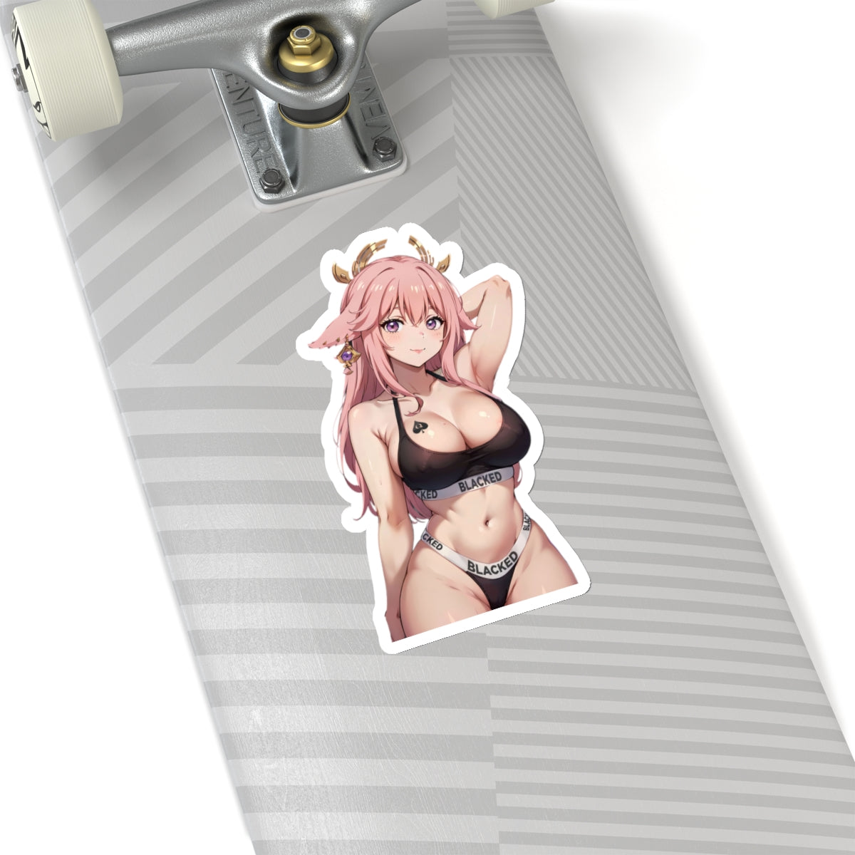 Sexy Anime Sticker | Guuji Yae | Lewd Anime Sticker | Lewd Sticker | Sexy Waifu Sticker | Blacked | Queen of Splades | Black Spade | SAMSARA_AI