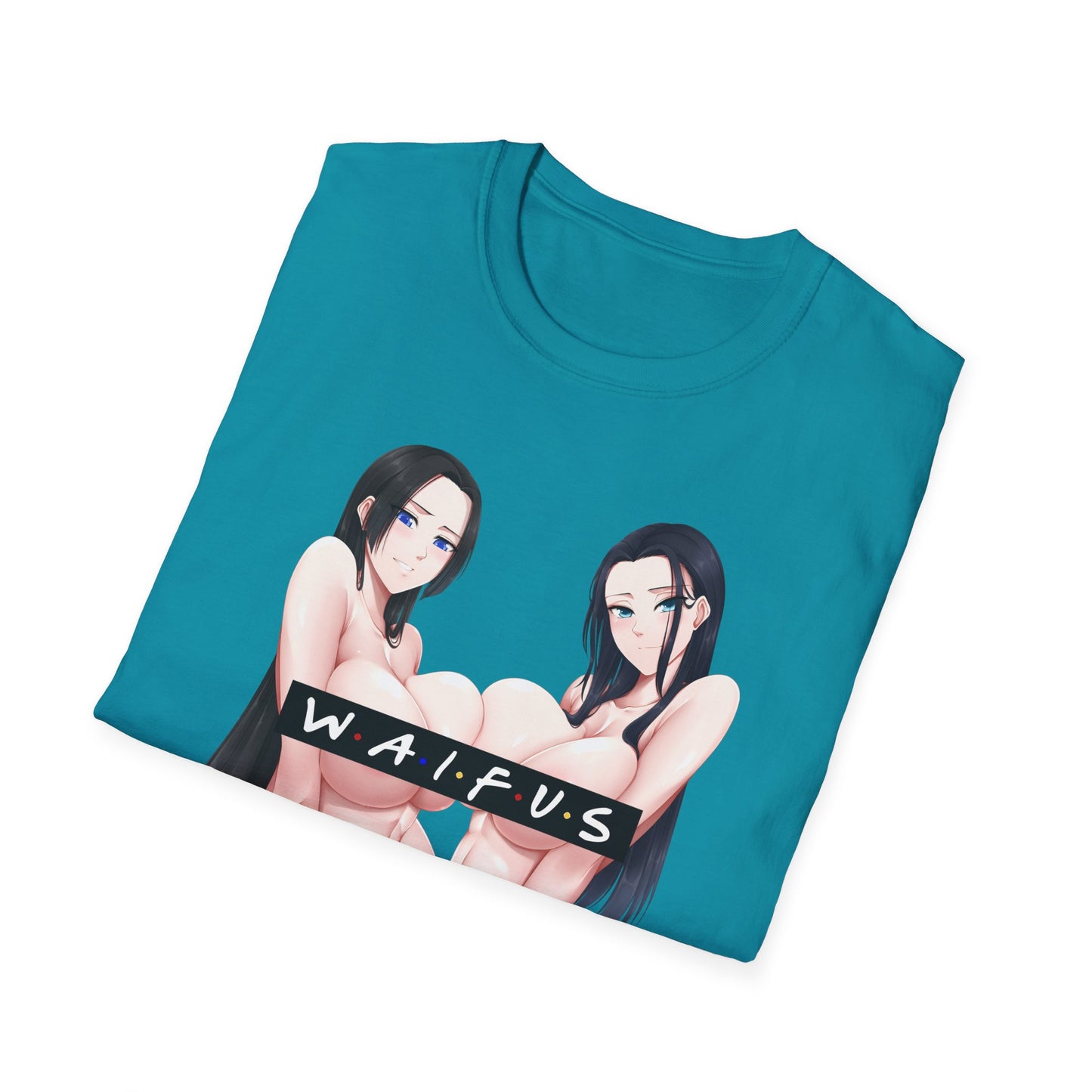 WAIFUS Tshirt | Sexy Anime Zwillinge | Ecchi | NSFW | Lewd Anime Tee | Ahegao | Otaku | Waifu